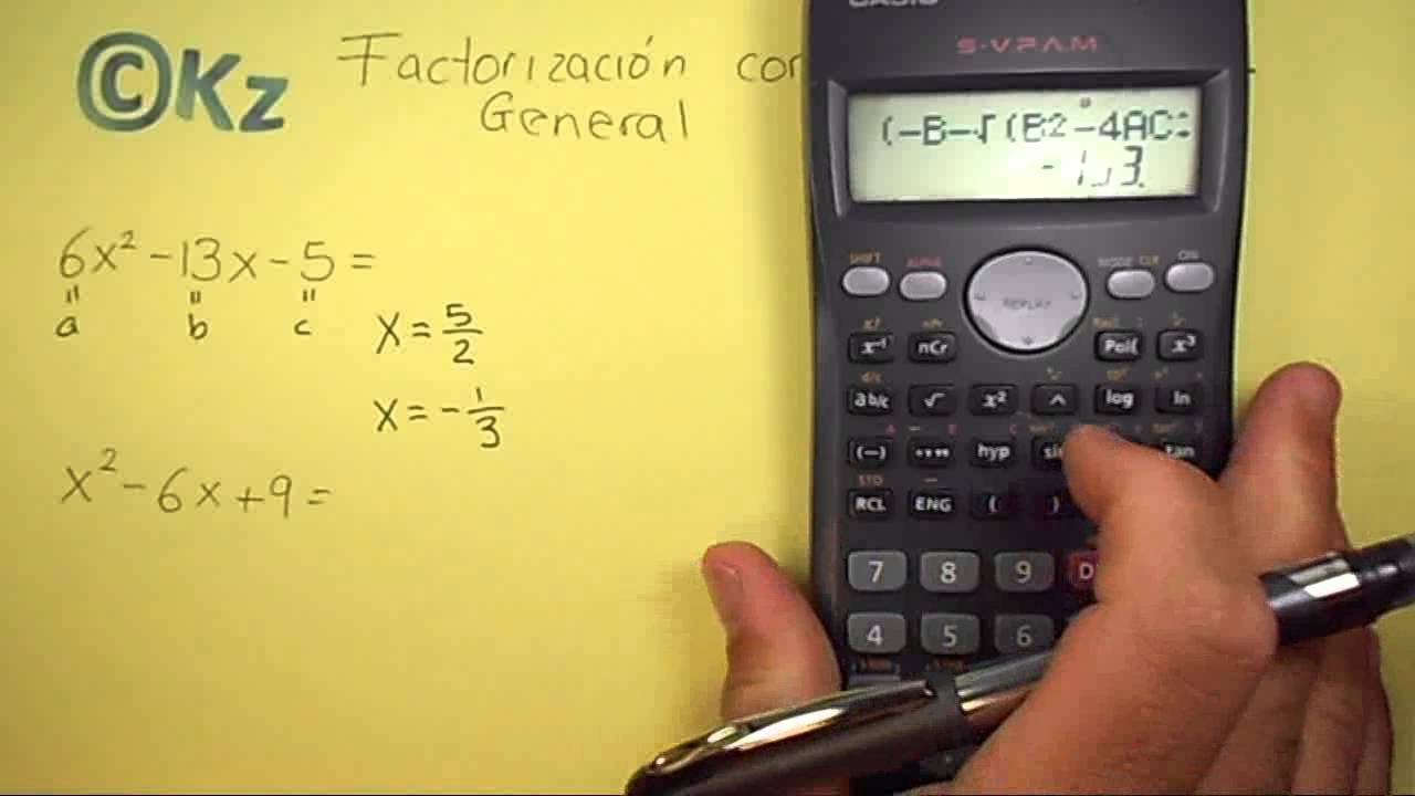 consejos para usar las calculadoras por fórmula general