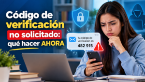 Código de verificación no solicitado: qué hacer