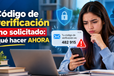 Código de verificación no solicitado: qué hacer