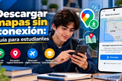 Descargar mapas sin conexión: guía para estudiantes