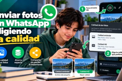 Enviar fotos en WhatsApp eligiendo la calidad