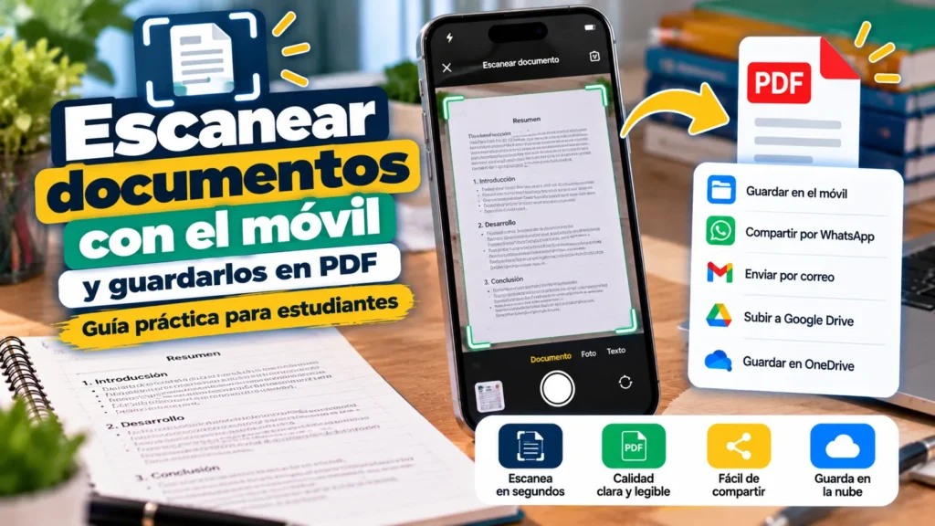 Escanea documentos con el móvil
