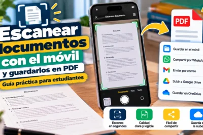 Escanea documentos con el móvil