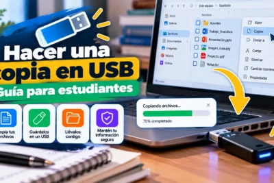 Hacer una copia en USB: guía para estudiantes