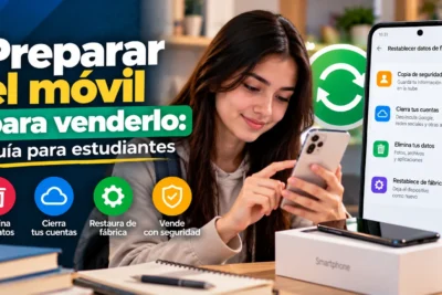Preparar el móvil para venderlo: guía para estudiantes