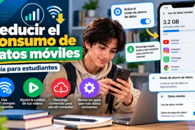 Reducir el consumo de datos móviles: guía para estudiantes