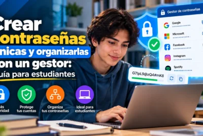 Crear contraseñas únicas y organizarlas con un gestor