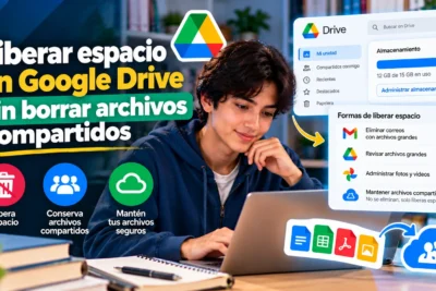 Liberar espacio en Google Drive sin borrar archivos compartidos