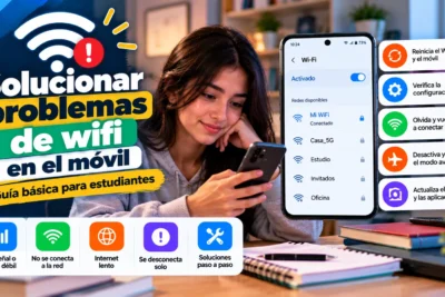 Soluciona el Wi‑Fi en tu móvil