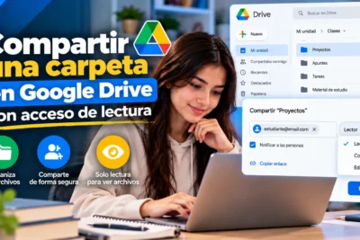 Compartir una carpeta en Google Drive con acceso de lectura