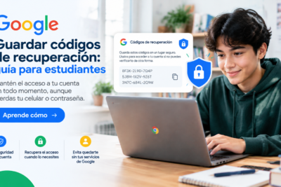 Guardar códigos de recuperación: guía para estudiantes